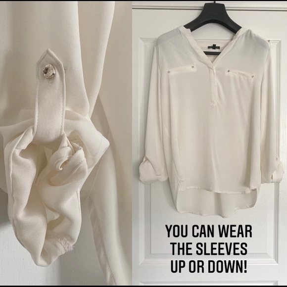 Dynamite | Classic White Blouse - Picture 2 of 9